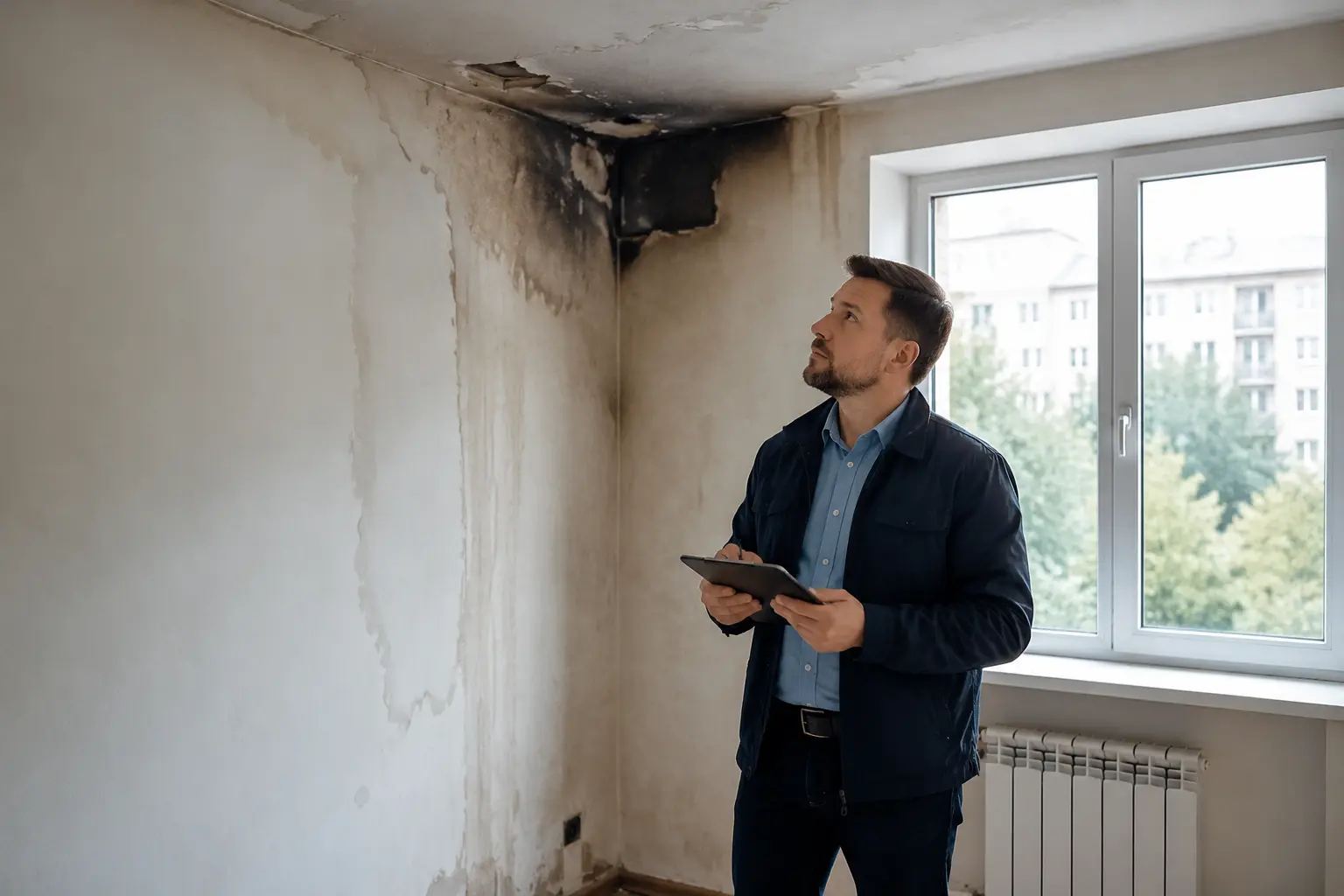 Ілюстрація до матеріалу «Викуп квартири, пошкодженої пожежею або затопленням»